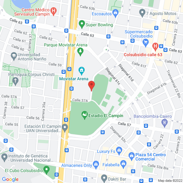 Map of Work Clean Fachadas S.A.