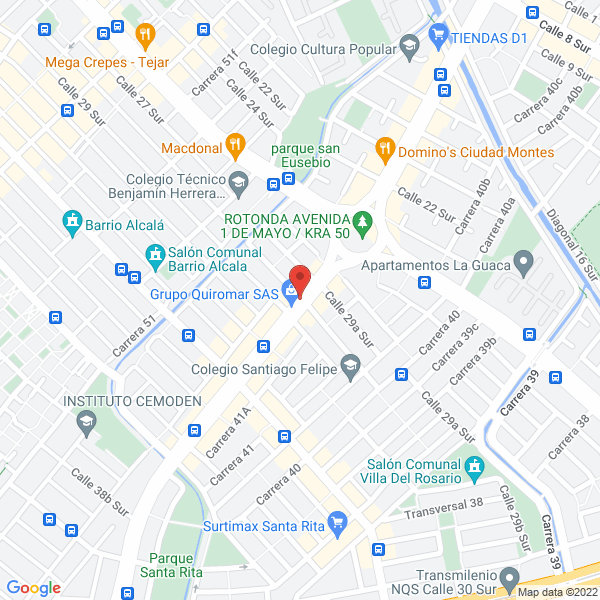 Map of Grupo Quiromar S.A.S