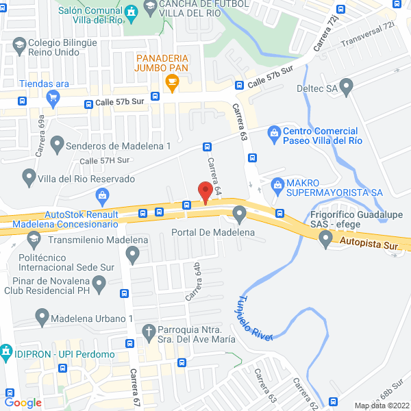 Map of Autobuses Laser