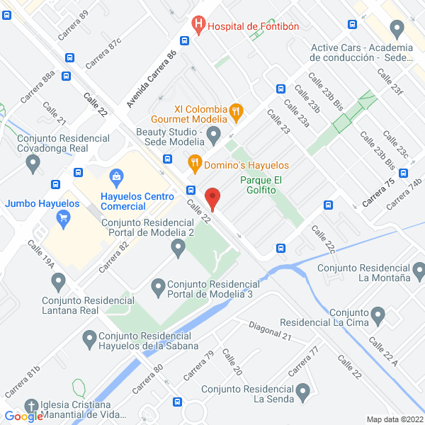 Map of Gama Ltda.