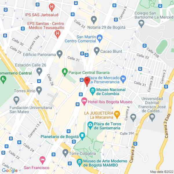 Map of B&B Construcciones Y Obras Civiles S.A.S.