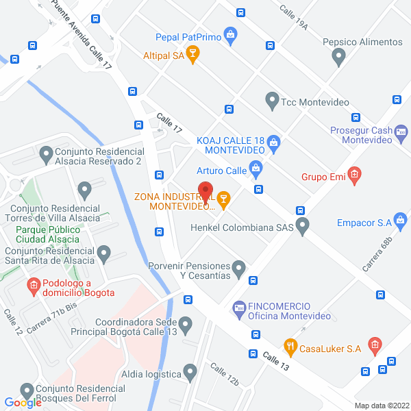 Map of Socomex S.A.