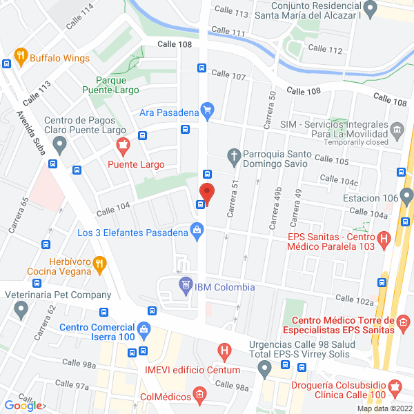 Map of Abogados Derecho De Familia Laboral Y Pensiones