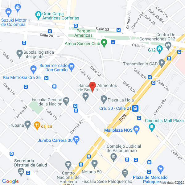 Map of Dipar Perfiles
