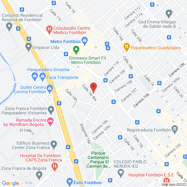 Map of Innovar Uniformes S.A.S.