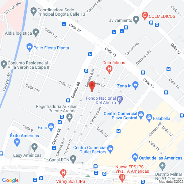 Map of Resistencias Rodher S.A.S.