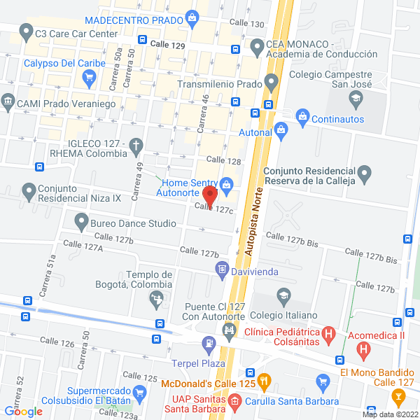 Map of Jardín Maternal Mi Bello Hogar