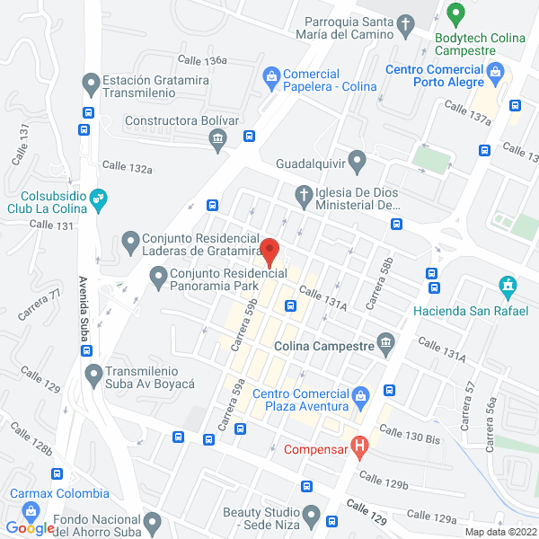 Map of Rapidísimo Servicios Motorizados S.A.S