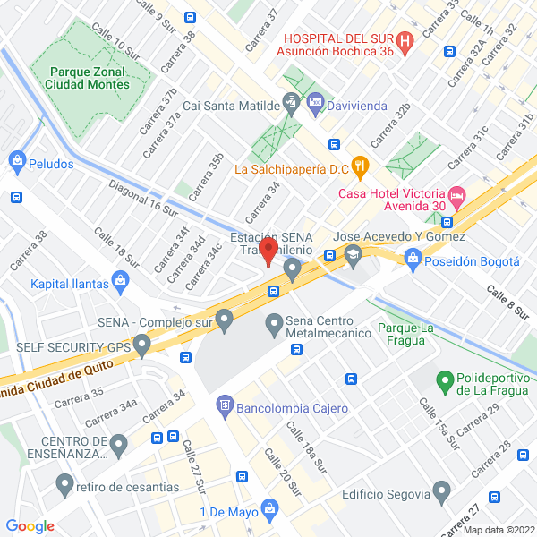 Map of Amaya Parra Mauricio