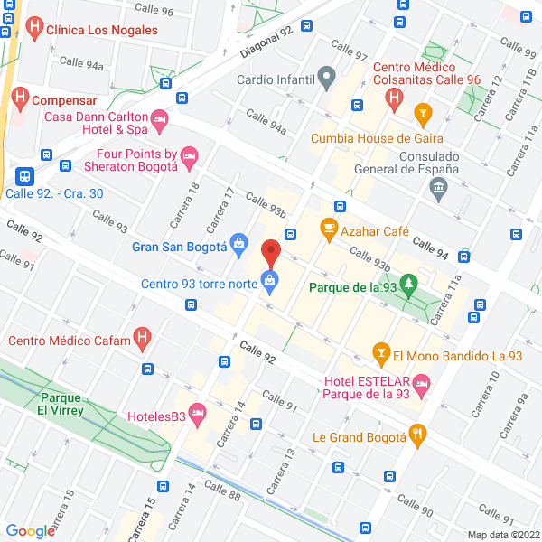 Map of Bauer & Co S.A.