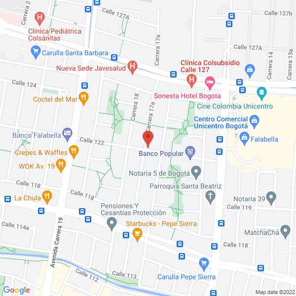Map of Silva Deportes