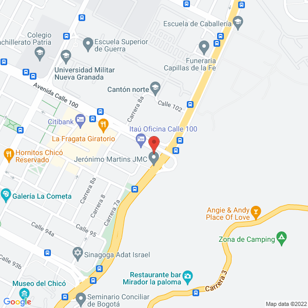 Map of Creativos M & P S.A.S.