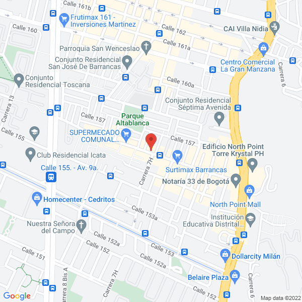 Map of Depósito De Papa La Cosecha Mc