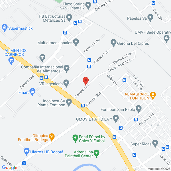 Map of Sandherz S.A.S.