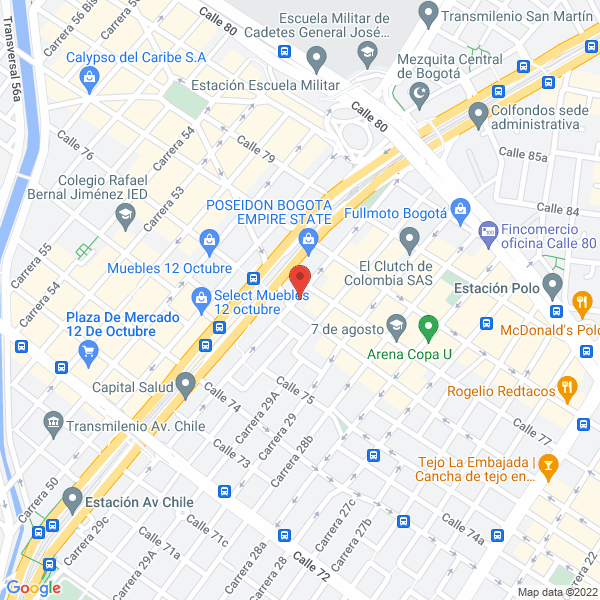 Map of Recaudos De Valores S.A.S.