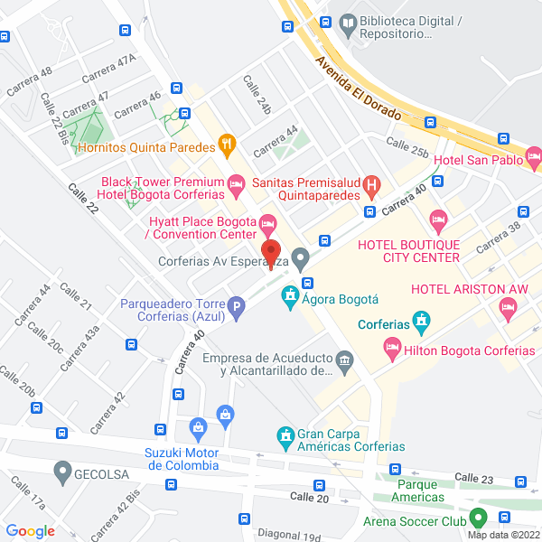 Map of Apartamentos Amoblados Adriana