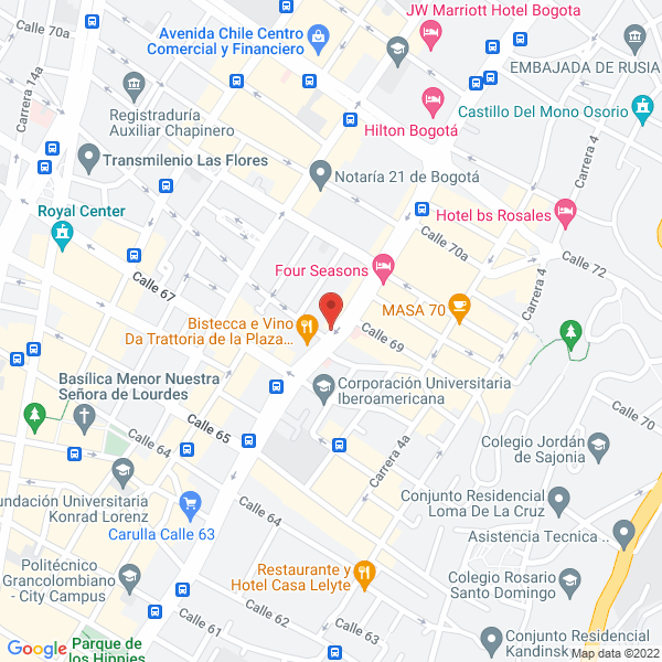 Map of Instituto De Gobernanza Latinoamericano