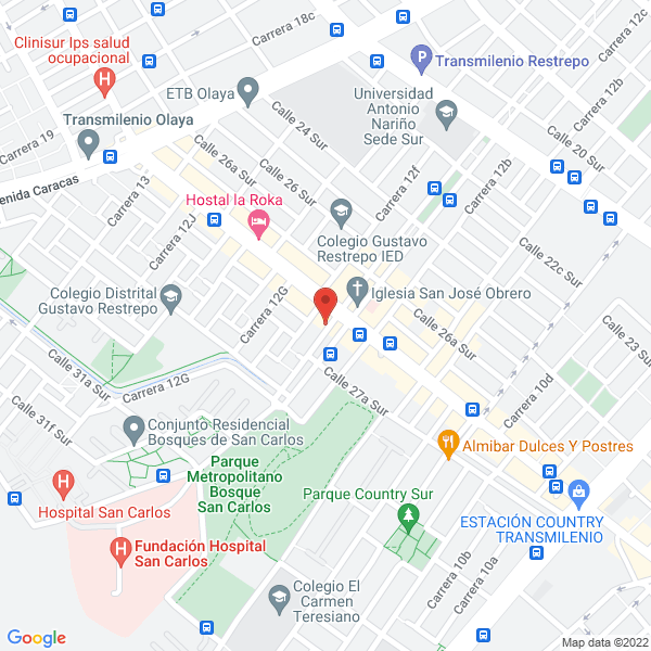 Map of M&O Motos Rr
