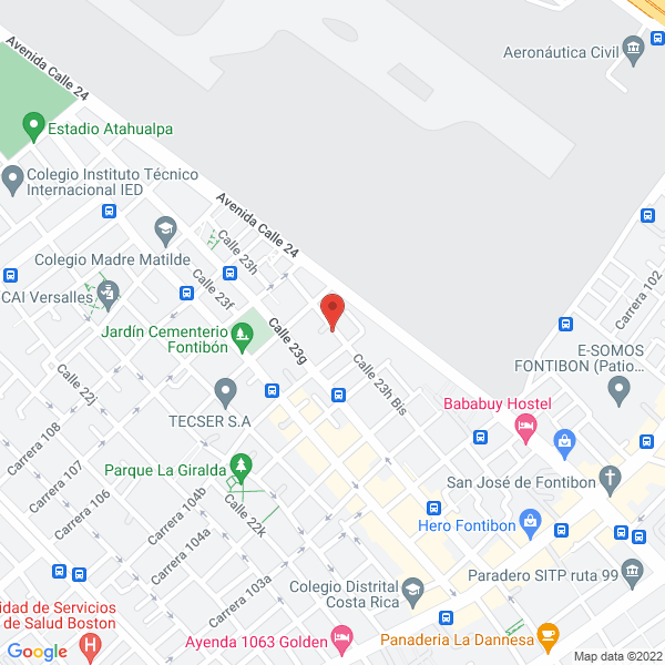 Map of Mobiliario Metálico Sas