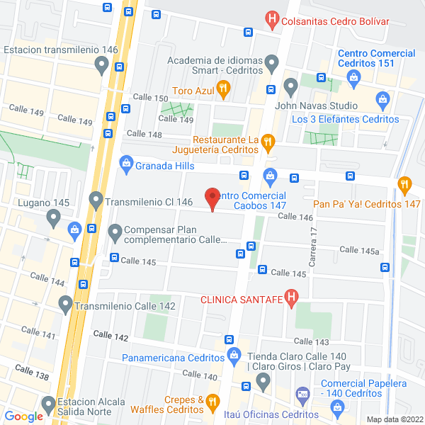 Map of Más Eventos Producciones