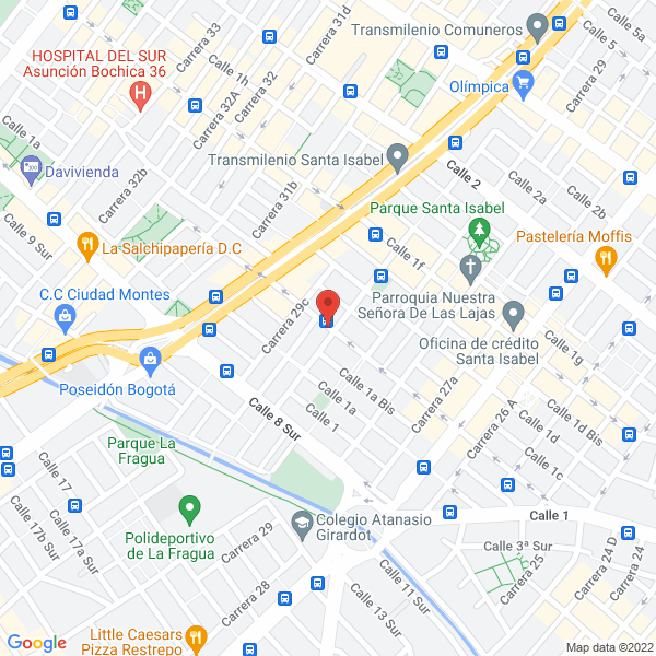 Map of Matiz Gráfico S.A.S.