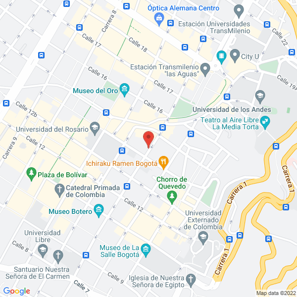 Map of Pizza Estación