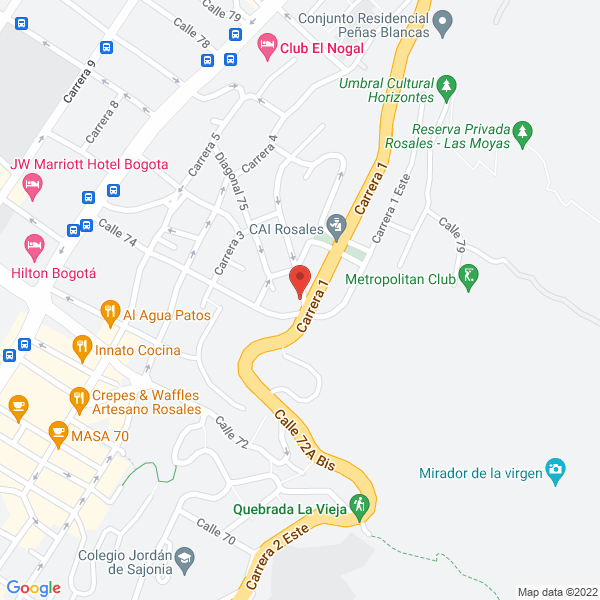 Map of Sala Logistica De Las Americas S A
