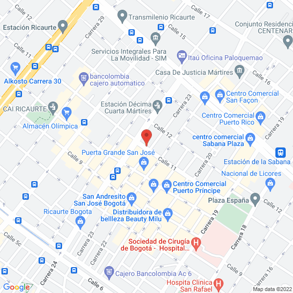 Map of Filcenter Ltda.