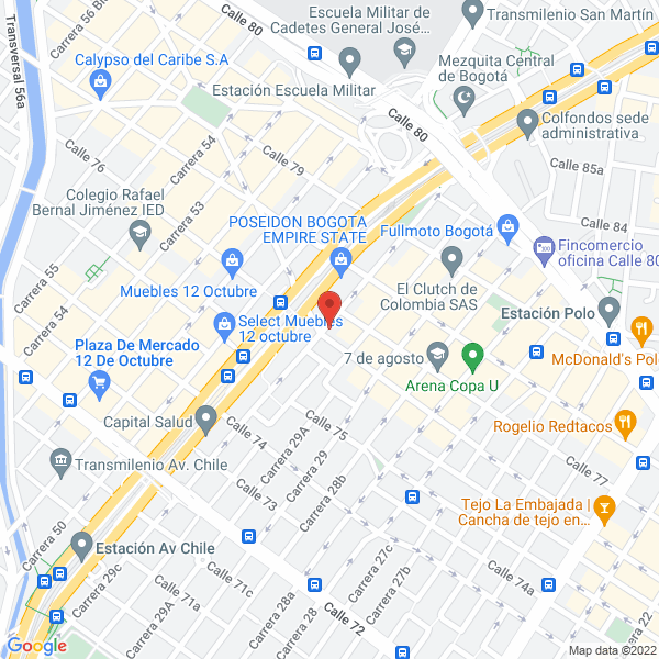 Map of Almacén El Ventilador S.A.S.