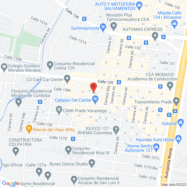 Map of D.I. Luis Fabián Guzmán