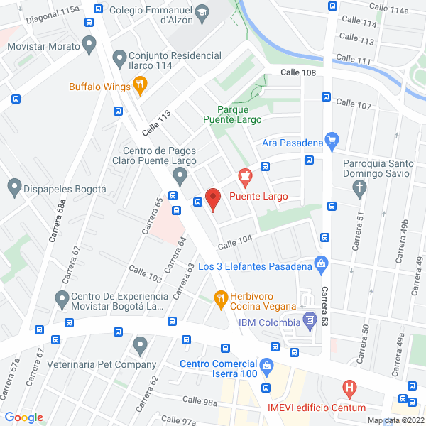 Map of Toutatis Client Services Consultoría De Colombia