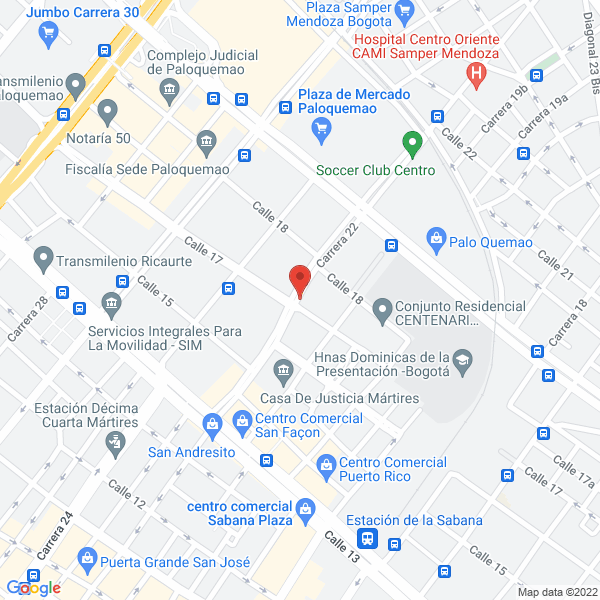 Map of Aeroflex Test Equipment - Sumincol S.A.S.