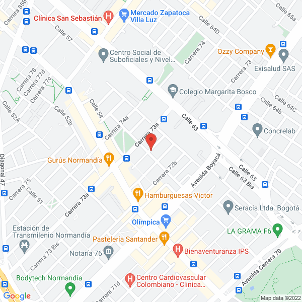 Map of Hogar Las Canitas