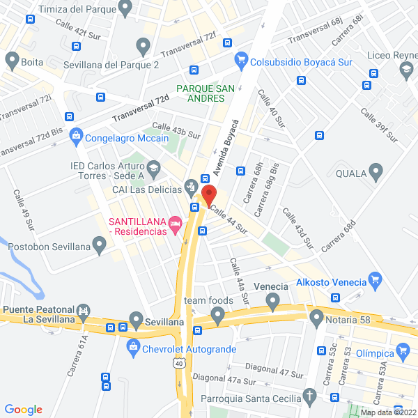 Map of Lavandería Acuaclean
