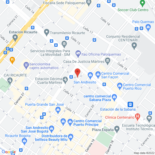 Map of Ferretería Rodriguez