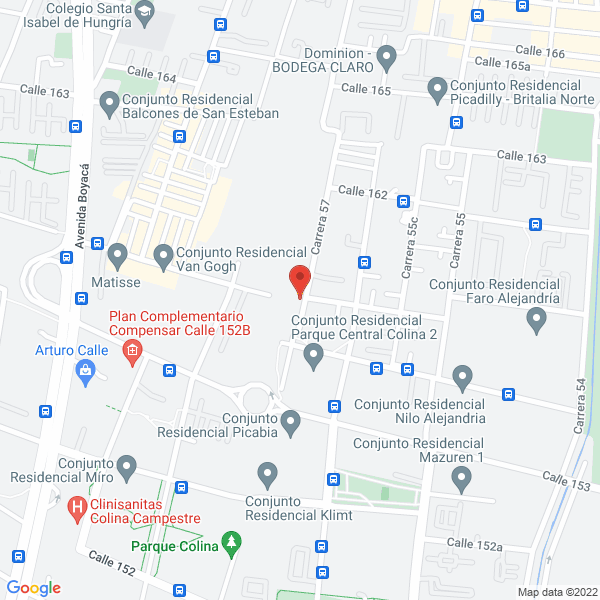 Map of Cortinas Y Persianas Fabrica Y Mantenimiento