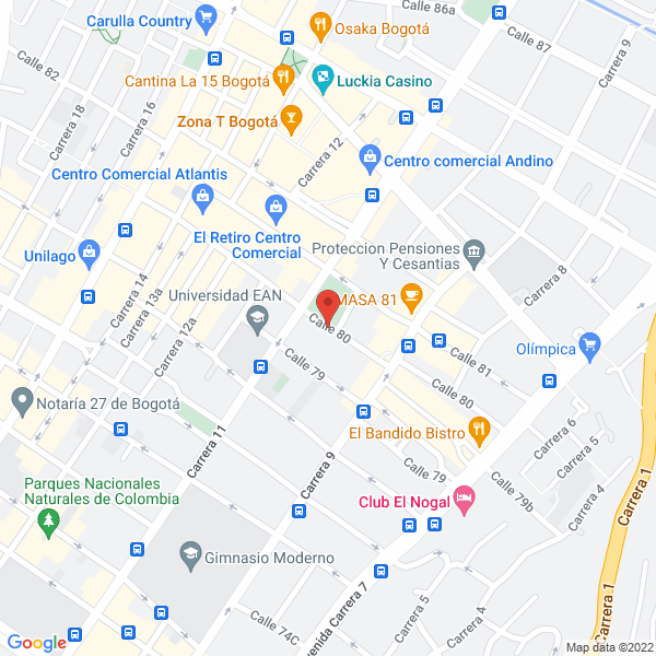 Map of Clinica Dental Ickd