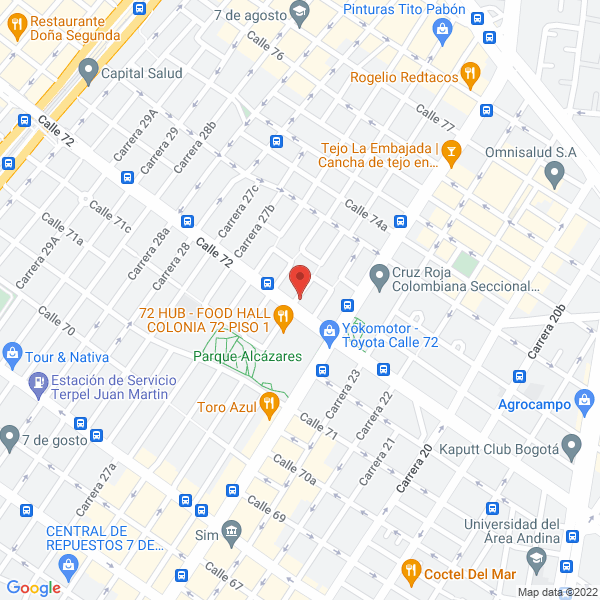 Map of Tecno Ingeniería Ltda