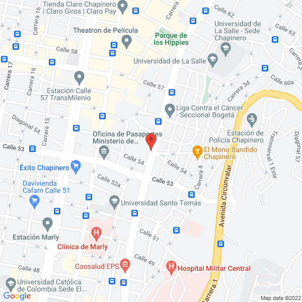Map of Neptuno Spa