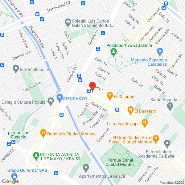 Map of Promotora De Pavimentos Malagon S.A.S