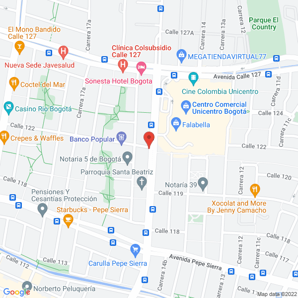 Map of Cambios Global