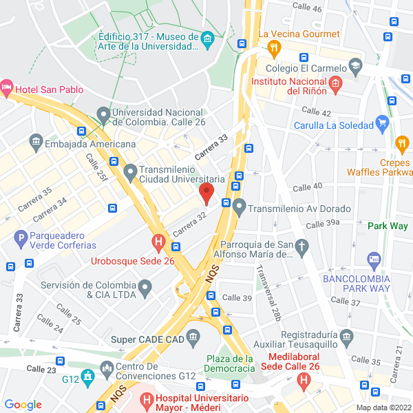 Map of Tecnogermana