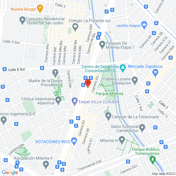 Map of Dotaciones El Regio