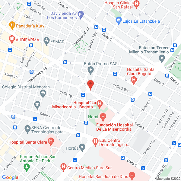 Map of Grúas Hidráulicas Trael