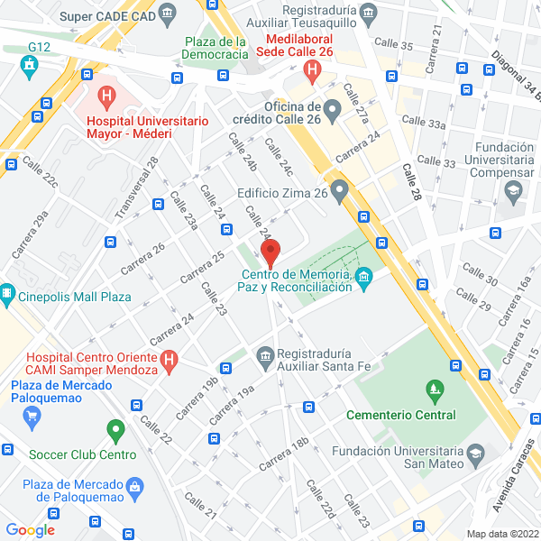 Map of Efecty Equipos S.A.S.
