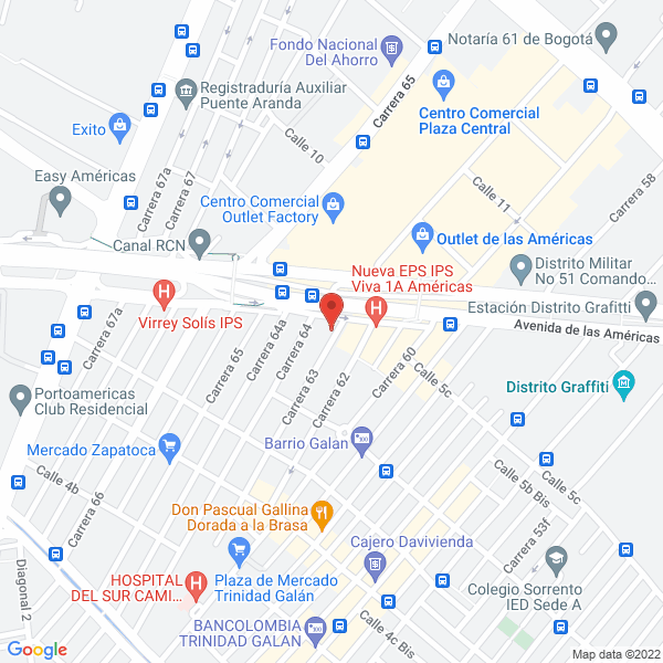Map of Ciacomeq S.A.S.