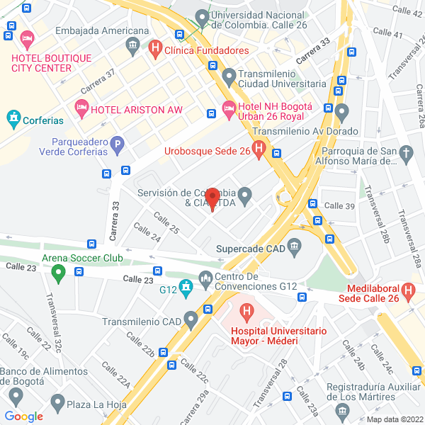Map of Colegio Virtual Siglo Xxi