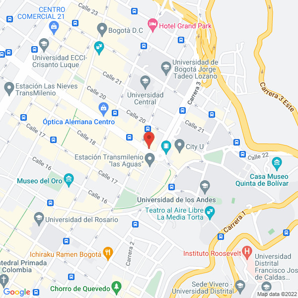 Map of Cendiatra Ltda.