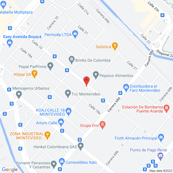 Map of Laboratorios Smart S.A.S.