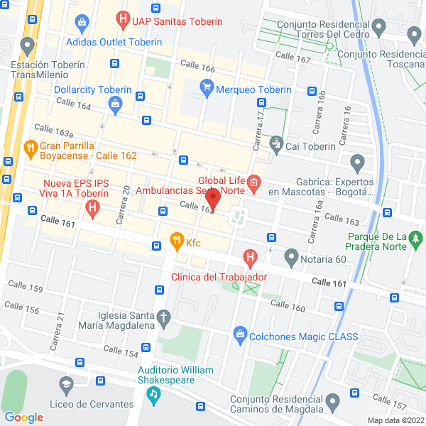 Map of Importaciones Bandi S.A.S.